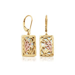 Tylwyth Teg White Mother of Pearl Drop Earrings